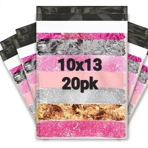Pink Strokes 10x13 Poly mailers 20pk